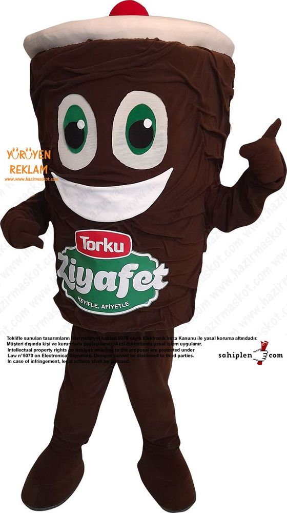 Torku Ziyafet Döner Maskot Kostümü / Chawarma Mascot Costume maskot kostümü