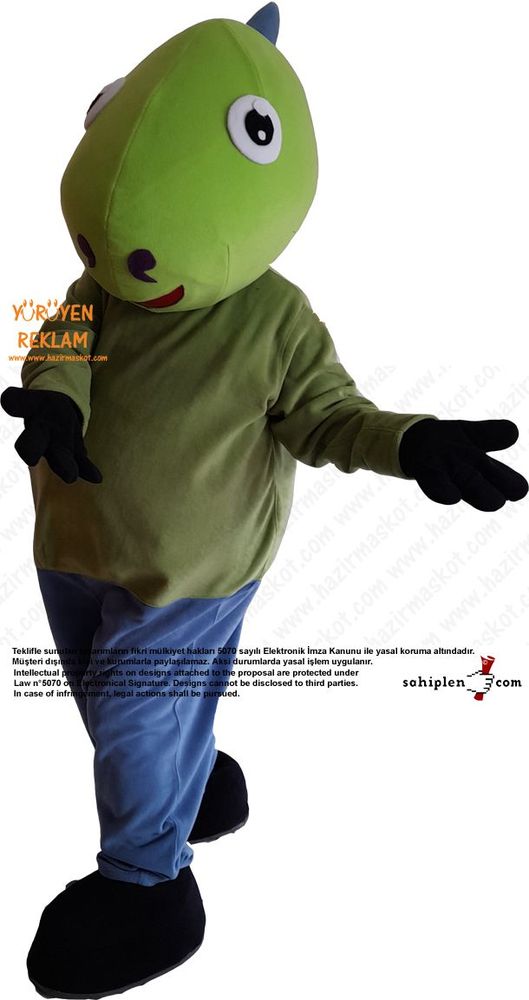 Timsah Maskot Kostümü / Crocodile Mascot Costume maskot kostümü