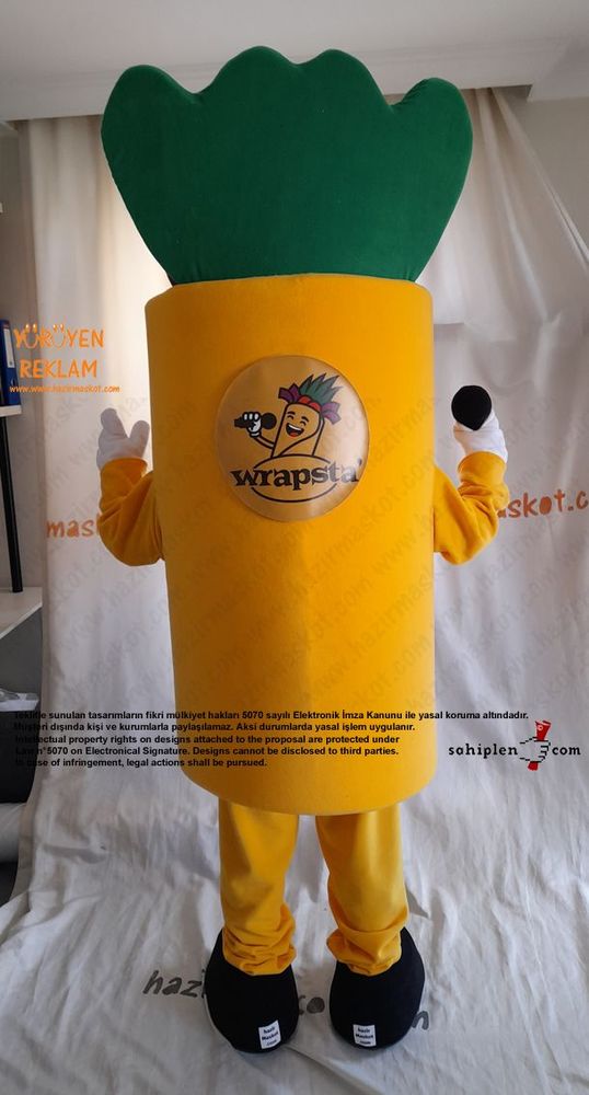 Dürüm Maskot Kostümü / Wrapsta Macartistan maskot kostümü