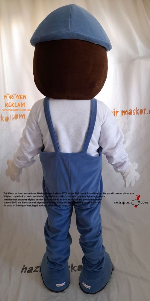 Erkek Çocuk Maskot Kostümü / Geri Dönüşüm Sancaktepe Belediyesi maskot kostümü