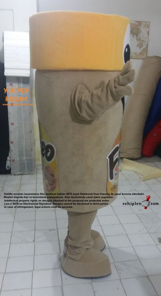 Fisteo Fıstık Ezmesi Kavanozu Maskot Kostümü maskot kostümü