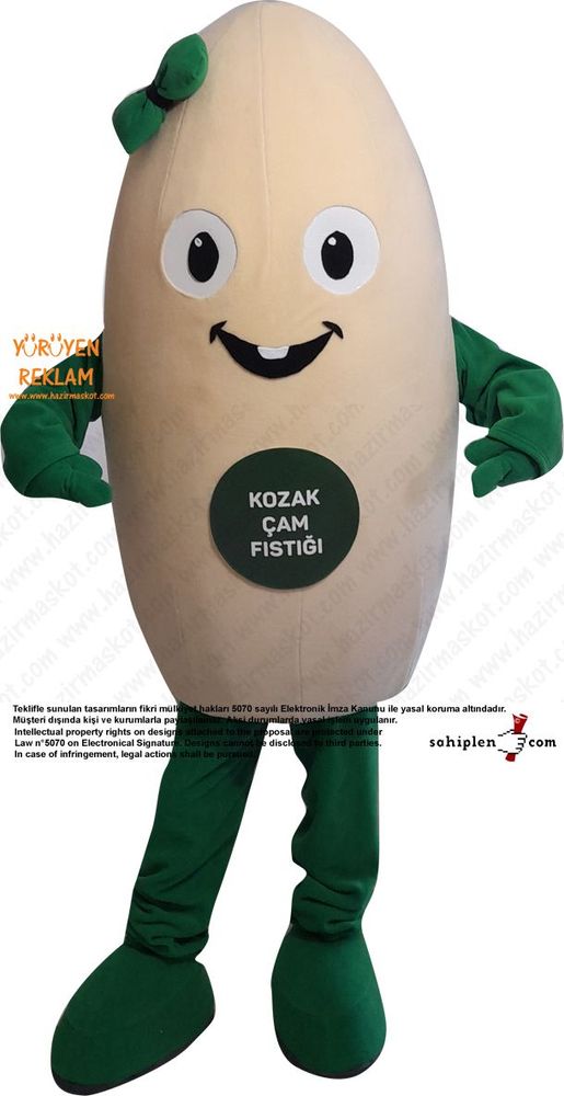 Çam Fıstığı Maskotu / Kozak Fıstığı Bergama maskot kostümü