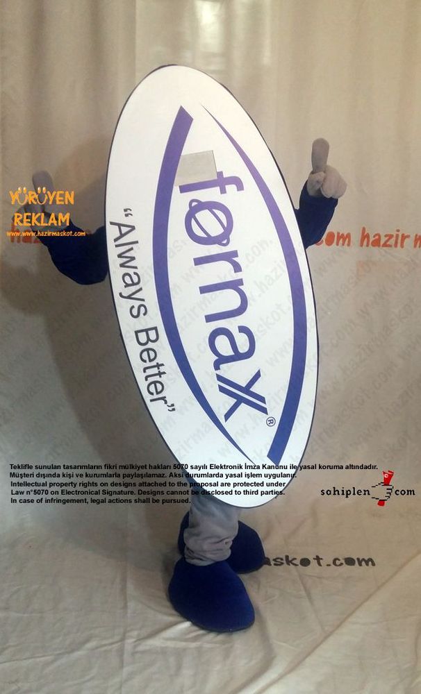 Fornax Logo Maskot kostümü maskot kostümü