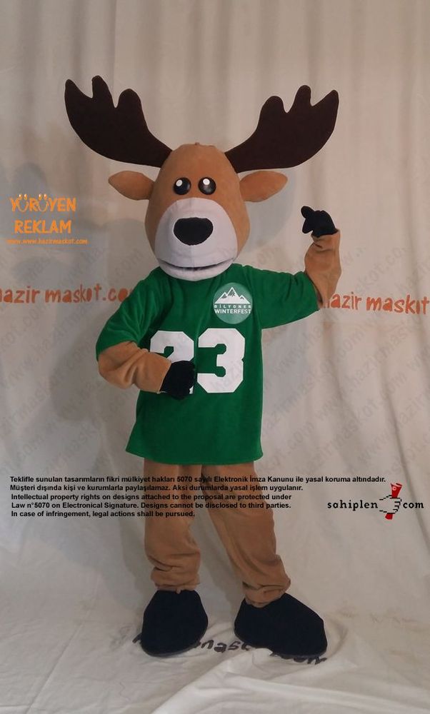 Geyik Maskot Kostümü / Bilyoner Winter Fest / Bilyoner.com / Dimi Organizasyon maskot kostümü