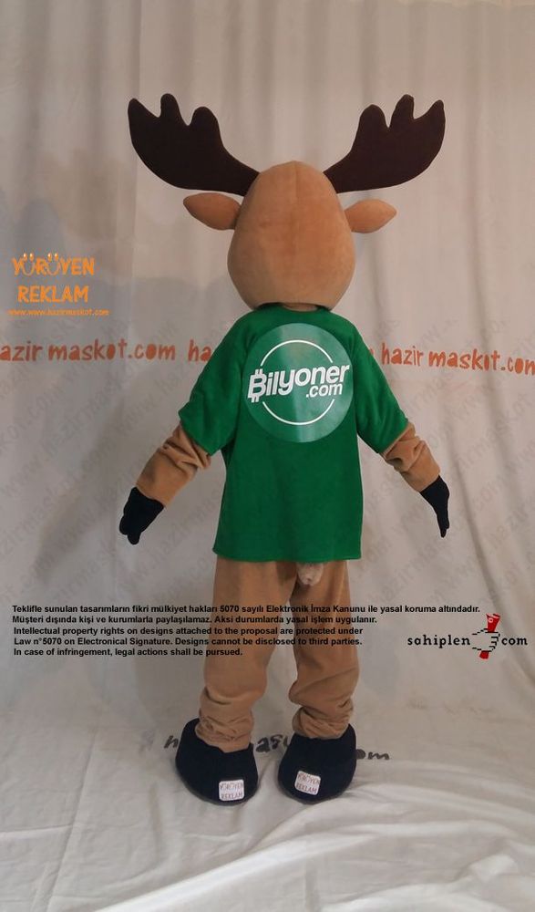 Geyik Maskot Kostümü / Bilyoner Winter Fest / Bilyoner.com / Dimi Organizasyon maskot kostümü