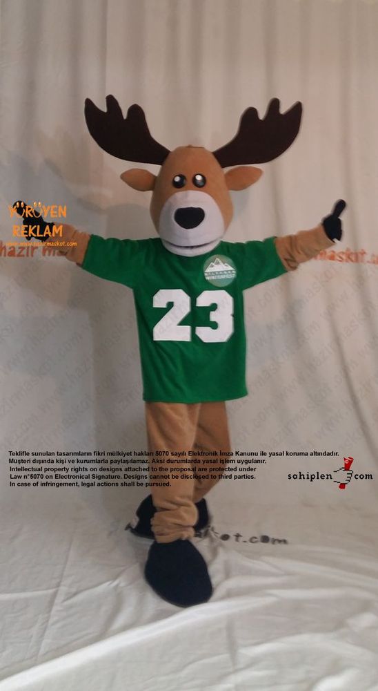 Geyik Maskot Kostümü / Bilyoner Winter Fest / Bilyoner.com / Dimi Organizasyon maskot kostümü