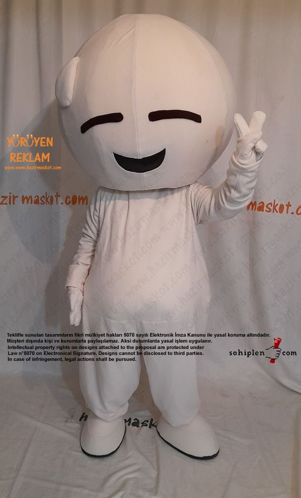 Happi Riceball Mascot Costume / Australia maskot kostümü