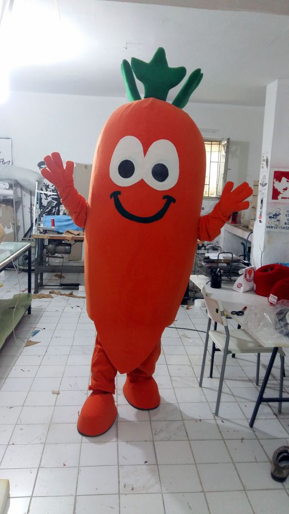Havuç Maskotu / 4TEAM maskot kostümü