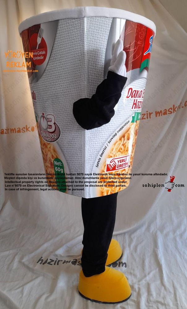 İndoMie Noddle Maskot Kostüm maskot kostümü
