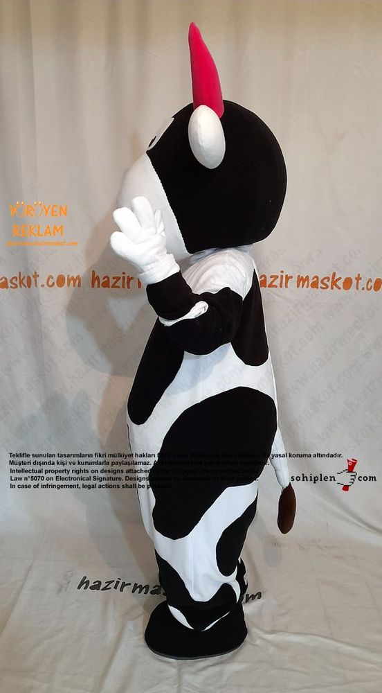 İnek Maskot Kostümü / Manisa İl Tarım Müdürlüğü maskot kostümü