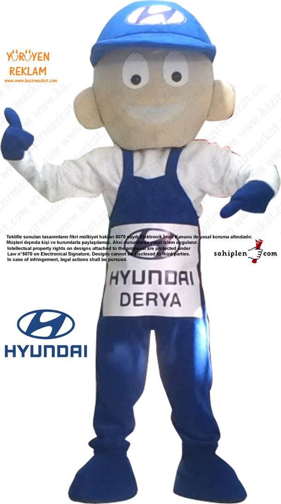 1 Mayıs İşçi Maskotu / HAK-İŞ maskot kostümü