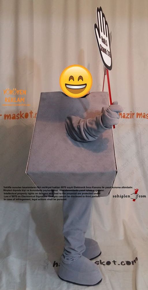 İTO Kilit logo maskot kostümü maskot kostümü