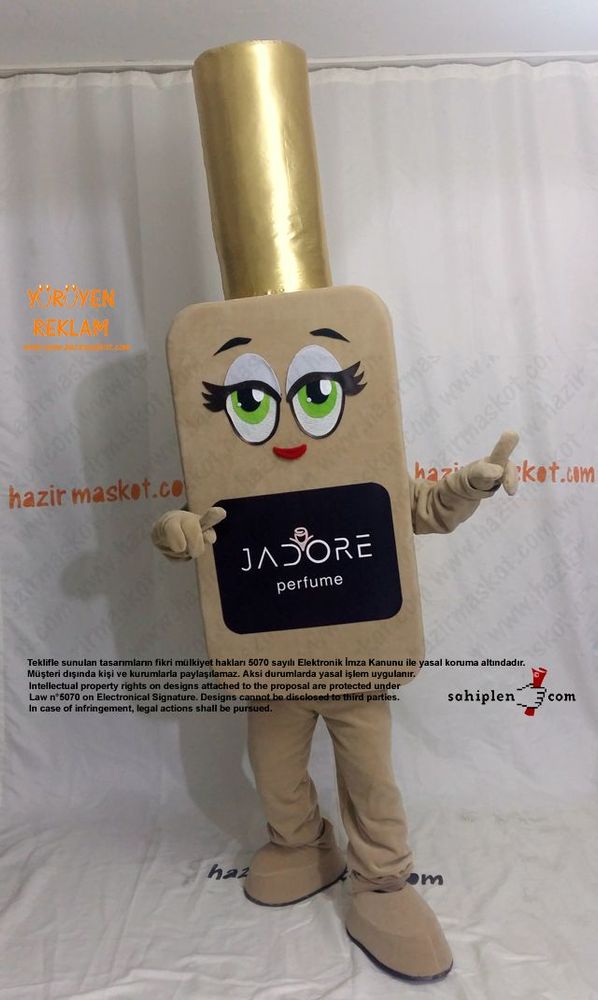 Parfüm Şişe Maskot Kostümü / Jadore / Kırgızistan maskot kostümü