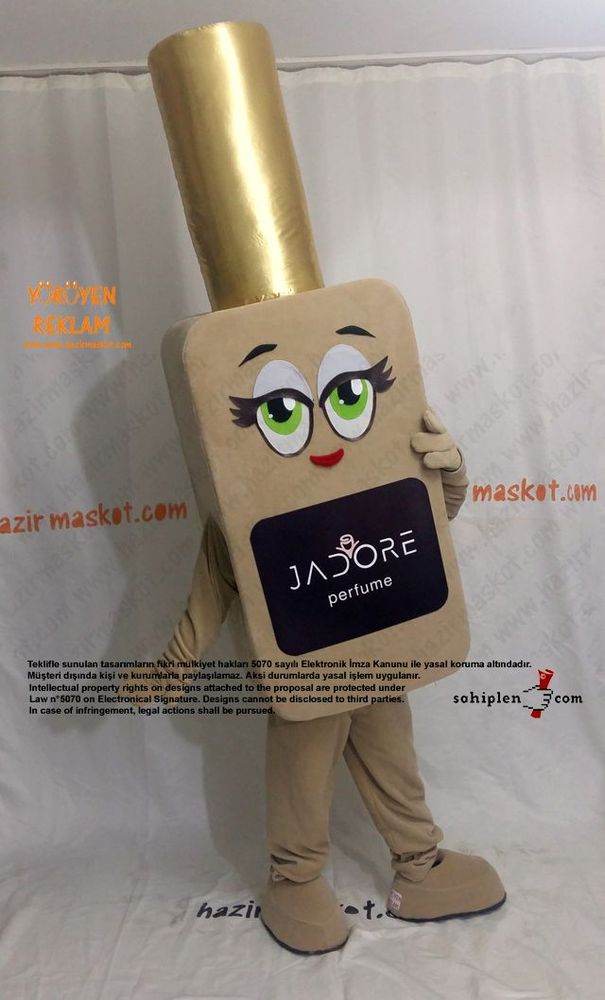 Parfüm Şişe Maskot Kostümü / Jadore / Kırgızistan maskot kostümü