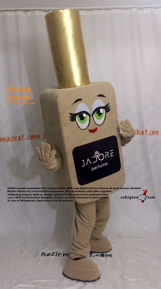 Parfüm Şişe Maskot Kostümü / Jadore / Kırgızistan maskot kostümü