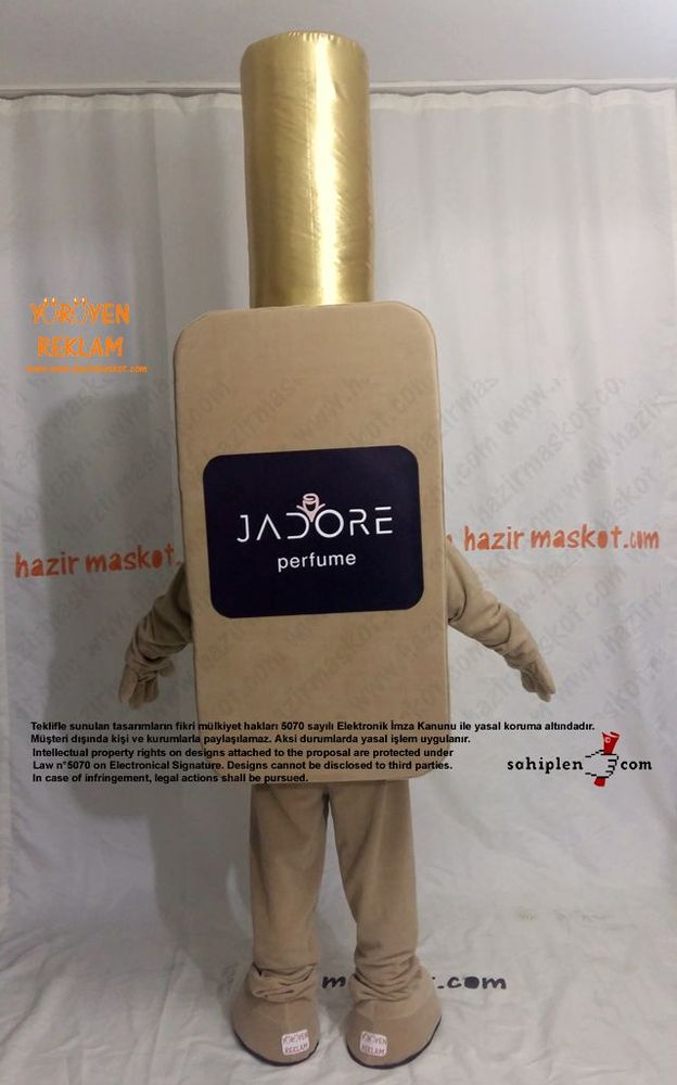 Parfüm Şişe Maskot Kostümü / Jadore / Kırgızistan maskot kostümü