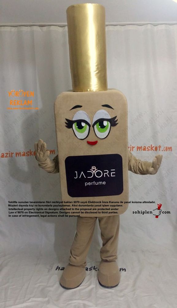Parfüm Şişe Maskot Kostümü / Jadore / Kırgızistan maskot kostümü