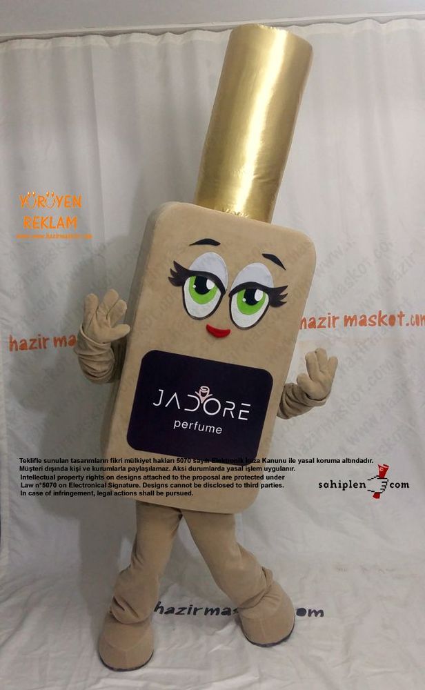 Parfüm Şişe Maskot Kostümü / Jadore / Kırgızistan maskot kostümü
