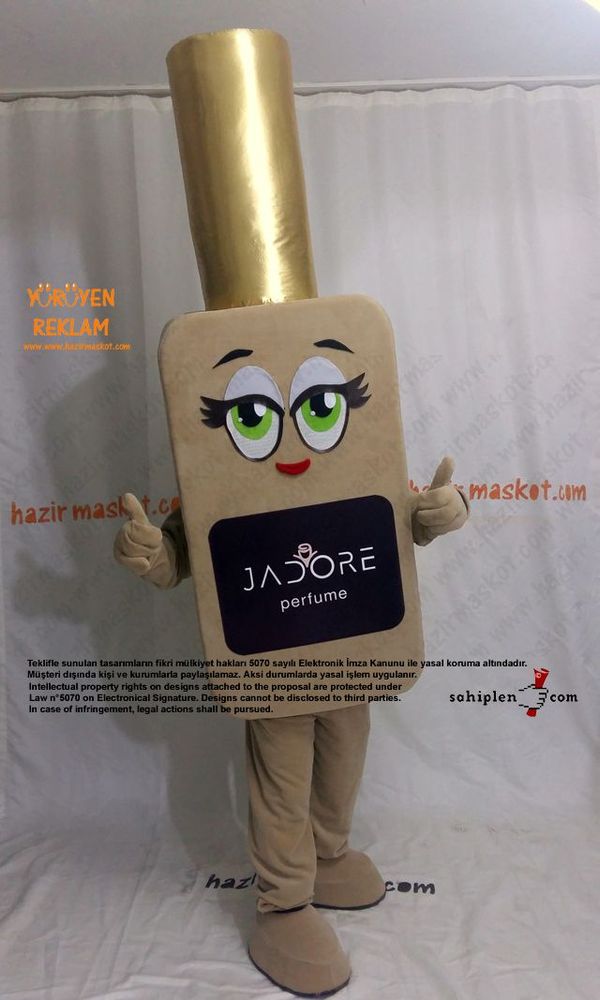 Parfüm Şişe Maskot Kostümü / Jadore / Kırgızistan maskot kostümü