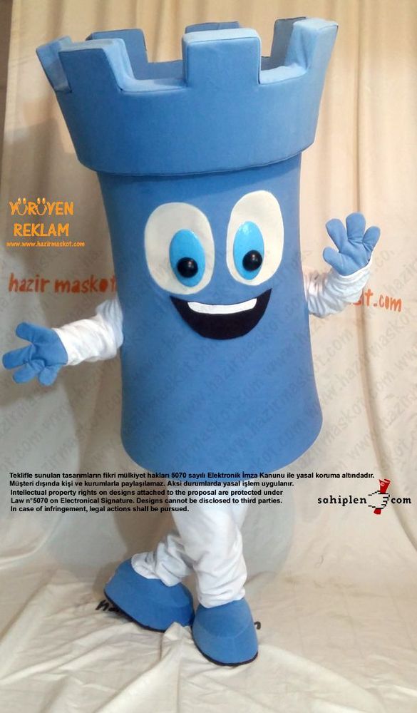 Kale Maskot kostümü / Türkiye Satranç Federasyonu maskot kostümü