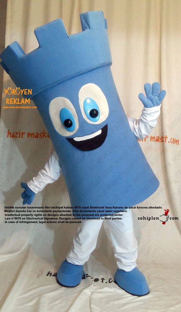 Kale Maskot kostümü / Türkiye Satranç Federasyonu maskot kostümü