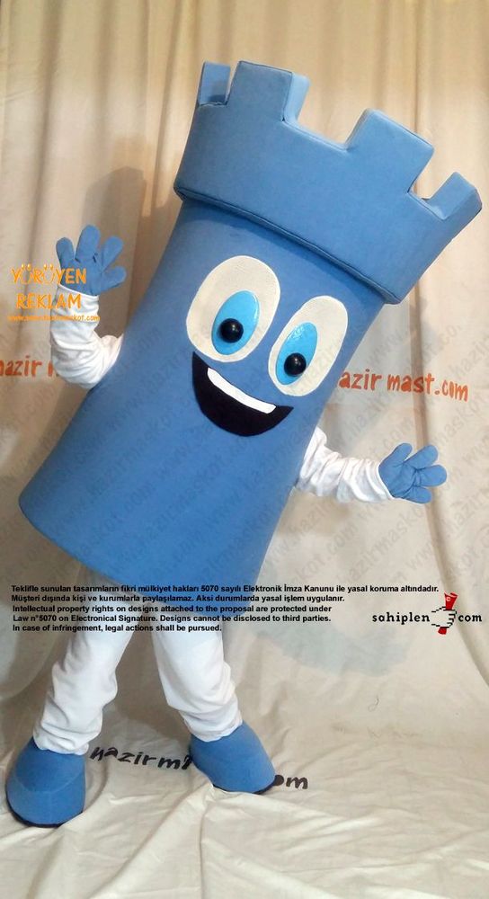 Kale Maskot kostümü / Türkiye Satranç Federasyonu maskot kostümü