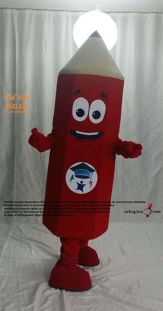 Kalem Maskot Kostümü / Şirinada maskot kostümü