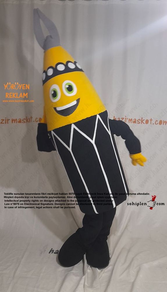 Kalem Maskot Kostümü maskot kostümü