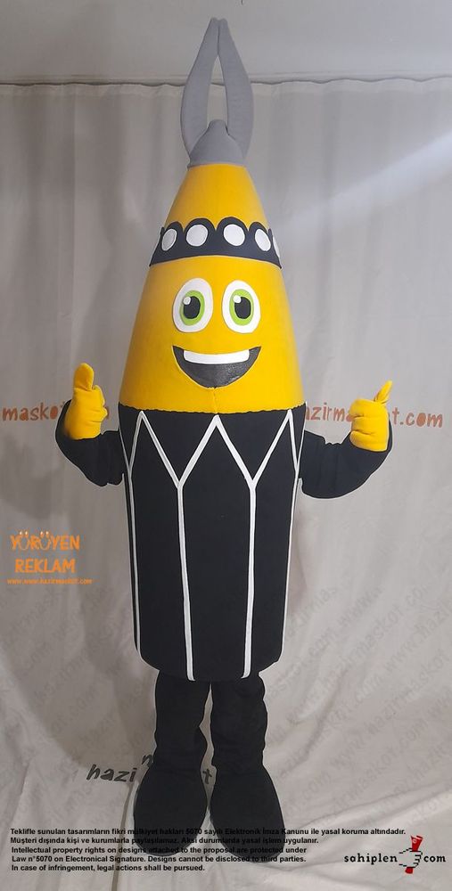 Kalem Maskot Kostümü maskot kostümü