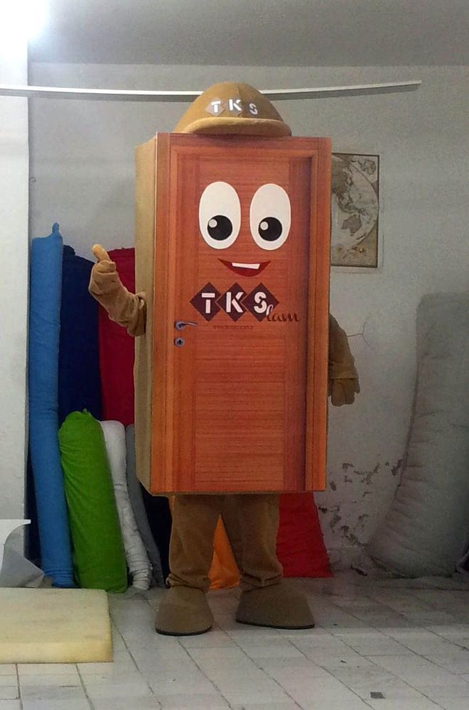 Kapı Maskot Kostümü / TKS maskot kostümü