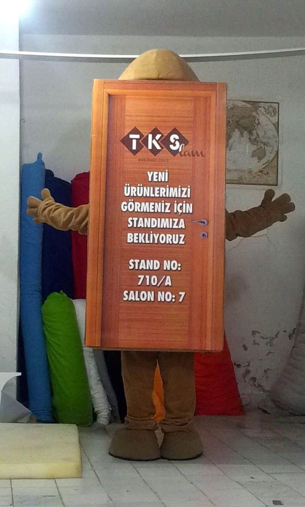 Kapı Maskot Kostümü / TKS maskot kostümü