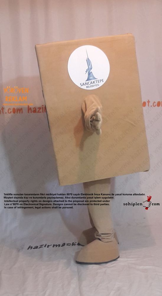 Karton Koli Maskotu maskot kostümü