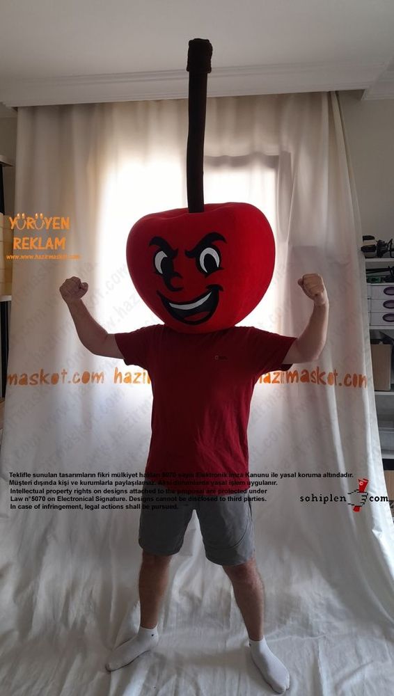 Kiraz Maskot Kostümü maskot kostümü