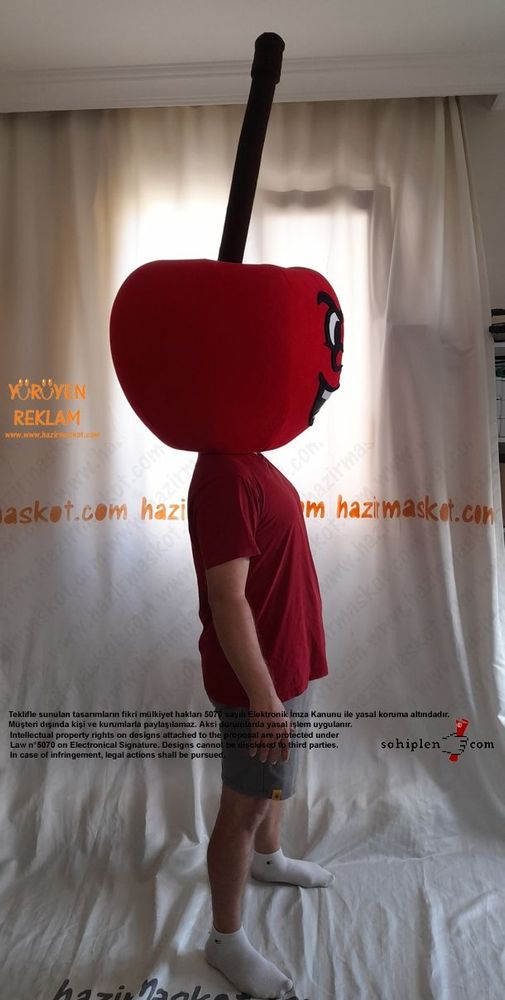 Kiraz Maskot Kostümü maskot kostümü