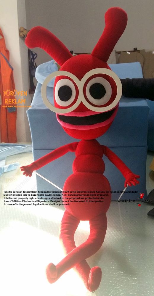Kırımız Karınca Kukla / Adana maskot kostümü