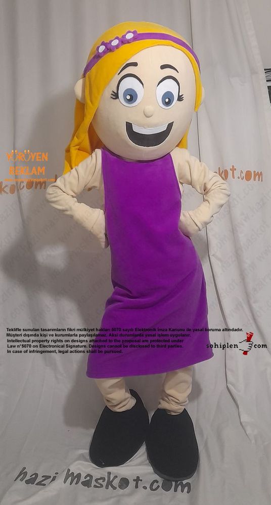 Kız Çocuk Maskot Kostümü maskot kostümü