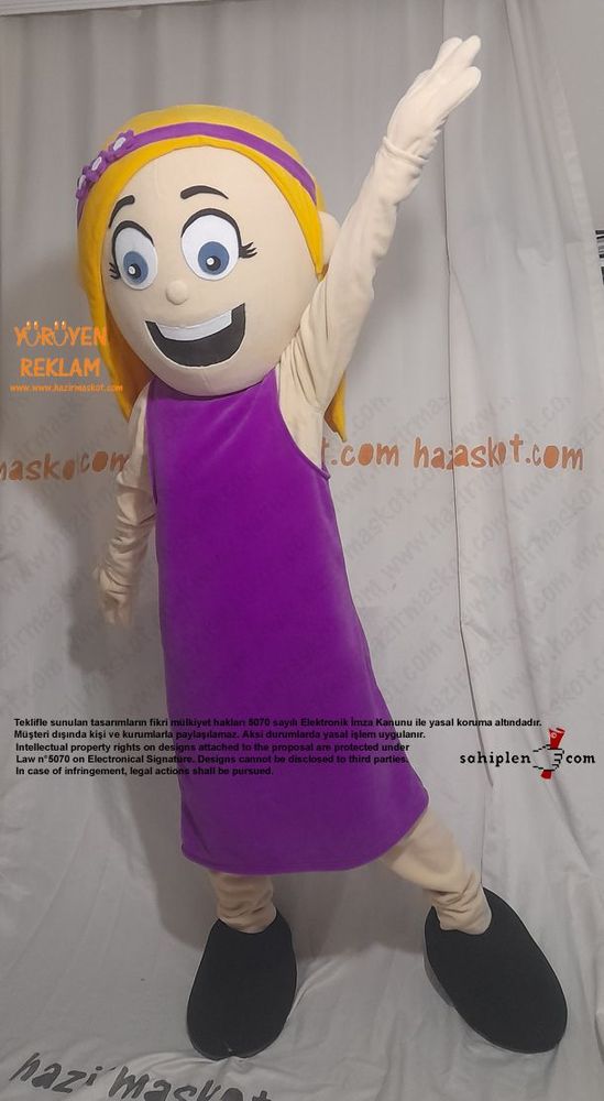 Kız Çocuk Maskot Kostümü maskot kostümü