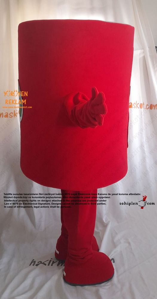 Salça Tenekesi Maskot Kostümü / Konya Geri Dönüşüm maskot kostümü