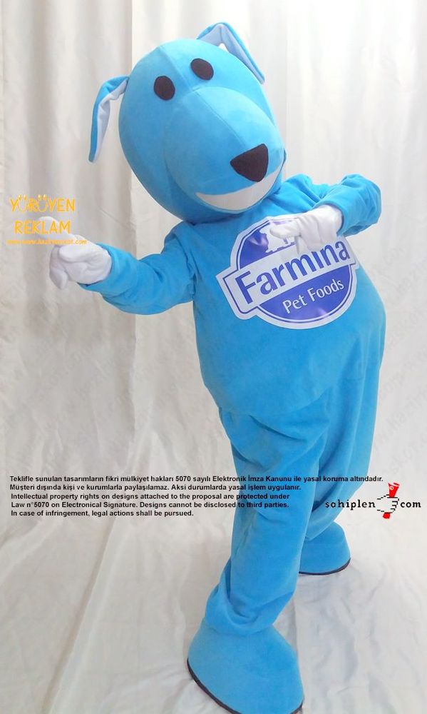 Köpek Maskot Kostümü / Farmina / Dog Mascot Costume maskot kostümü