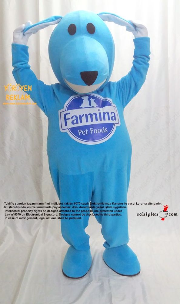 Köpek Maskot Kostümü / Farmina / Dog Mascot Costume maskot kostümü
