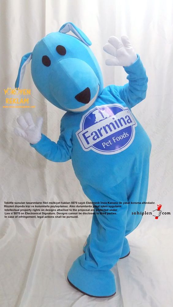 Köpek Maskot Kostümü / Farmina / Dog Mascot Costume maskot kostümü
