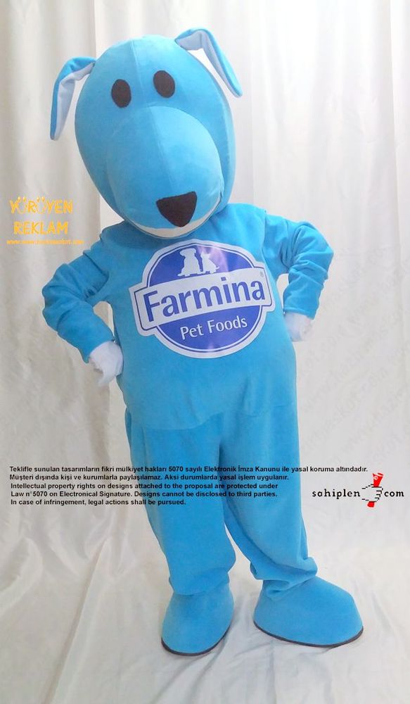 Köpek Maskot Kostümü / Farmina / Dog Mascot Costume maskot kostümü