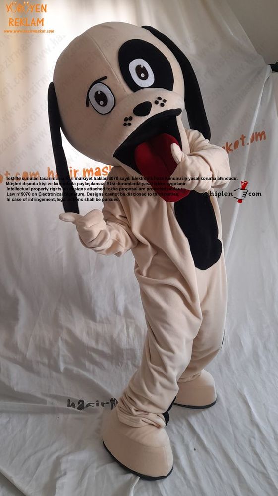 Rompy Köpek Yavrusu Maskot Kostümü / USA maskot kostümü