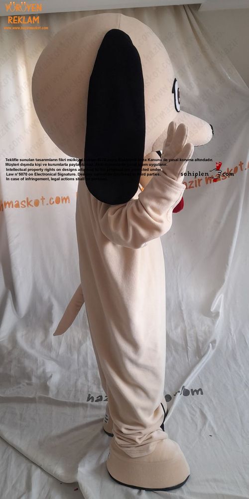 Rompy Köpek Yavrusu Maskot Kostümü / USA maskot kostümü