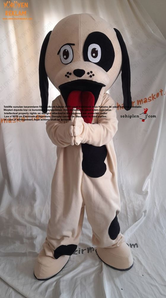 Rompy Köpek Yavrusu Maskot Kostümü / USA maskot kostümü