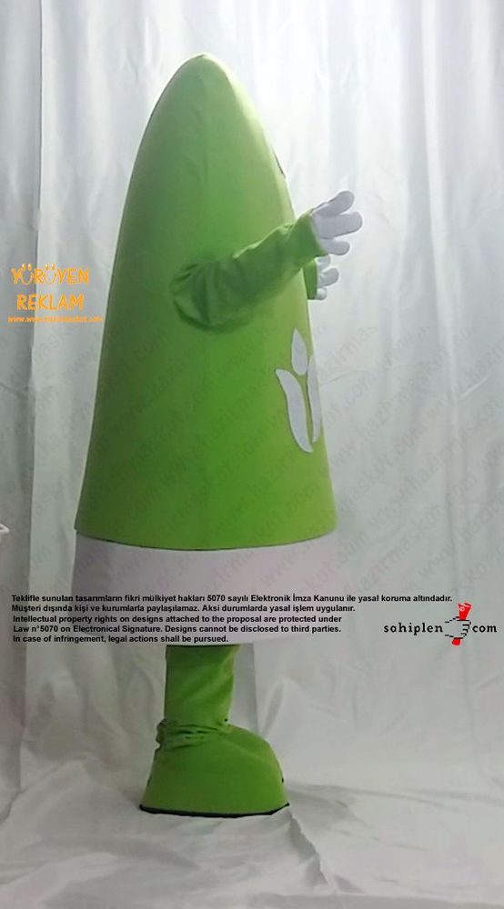 Ersağ Kozmetik Krem Maskot Kostümü maskot kostümü