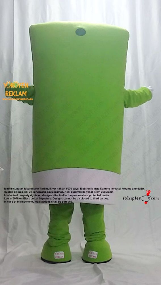 Ersağ Kozmetik Krem Maskot Kostümü maskot kostümü