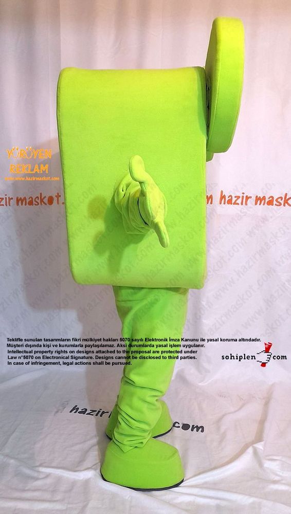 Kurbağa Maskot Kostümü / Frog Mascot Spain maskot kostümü