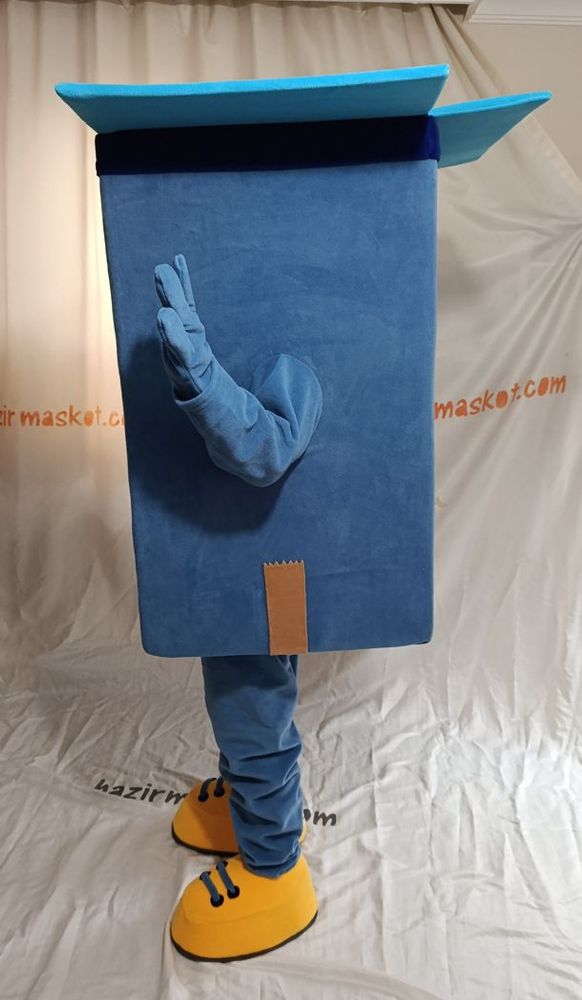 Karton Kutu Geri Dönüşüm Maskot Kostümü maskot kostümü