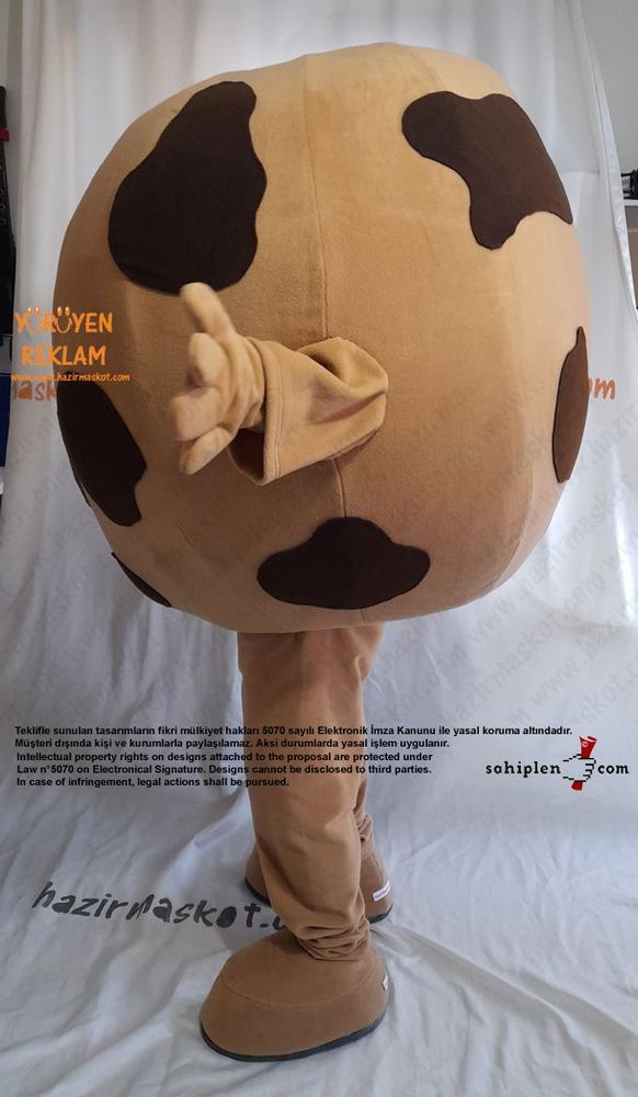 Leblebi Maskot Kostümü / Bergama Karafilli Leblebisi maskot kostümü